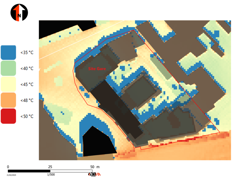 Scénario d'évolution de zones d'activités